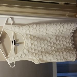 Fun and flirt scalloped tank top